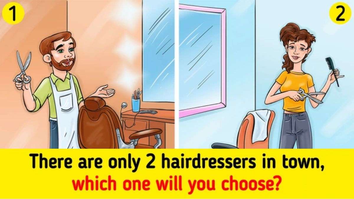 Which Hairdresser Will You Choose? If You Are Among 2% Highly Smart People, Answer In 5 Seconds!