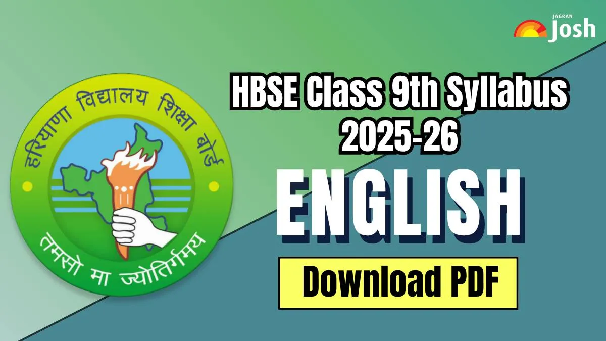 HBSE Class 9th English Syllabus 2025–26: Download Free PDF