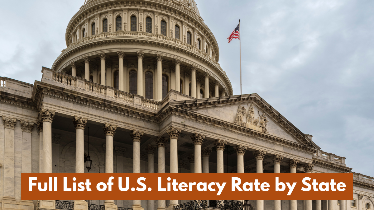 How Literate Is Your State? Full List of U.S. Literacy Rate by State