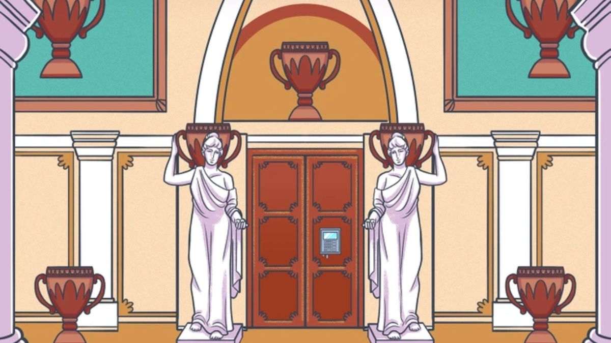 What Is The Secret Code To Unlock The Door? Channel Your Inner Sherlock Holmes To Solve This Puzzle In 5 Seconds!