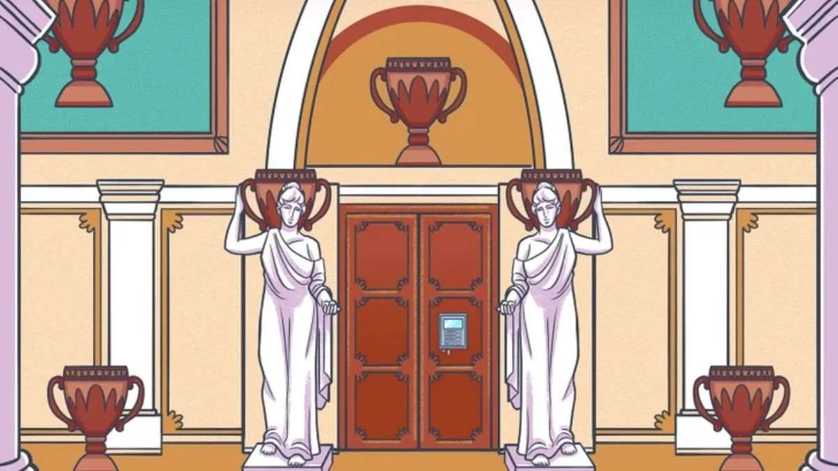 What is the secret code to unlock the door?