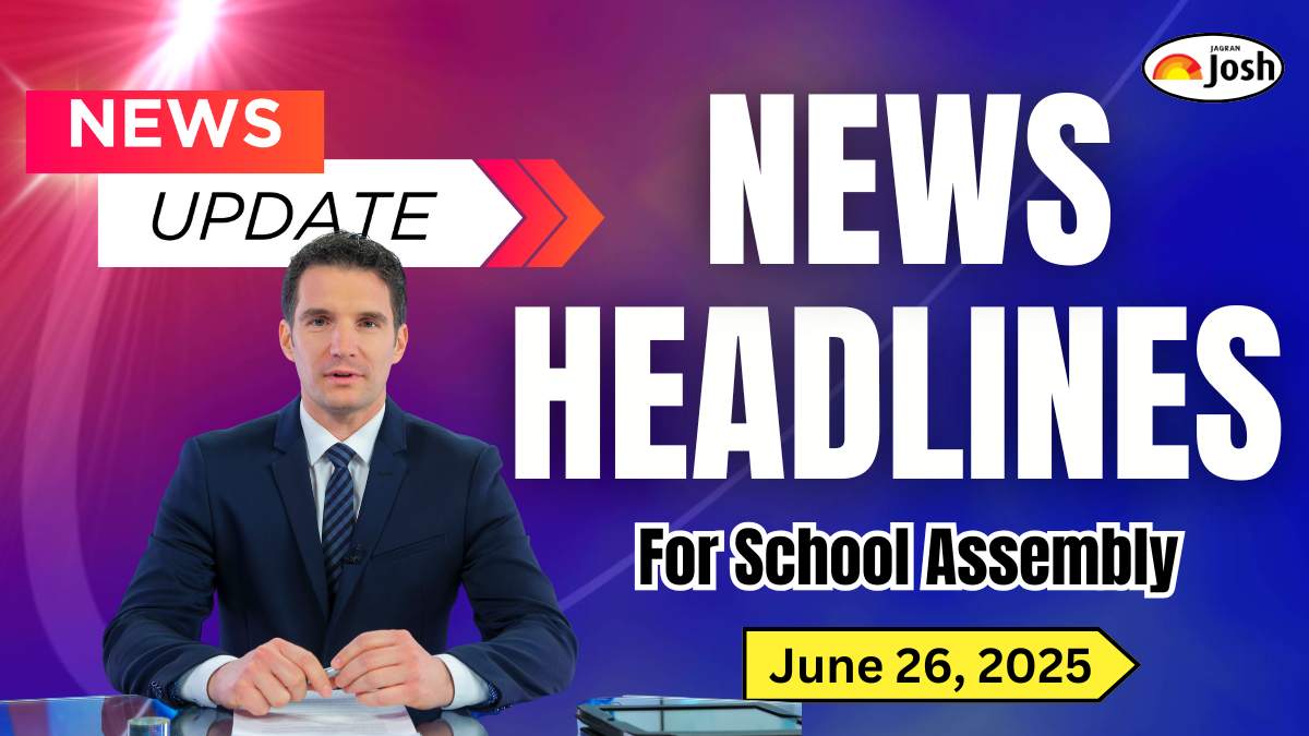 Today's School Assembly Headlines (26 June 2025): HM Amit Shah releases “The Emergency Diaries”, Cabinet approves RMP for Jharia coalfield with Other News