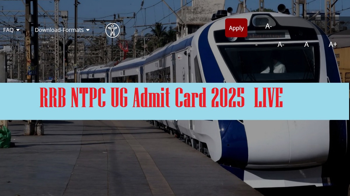 Get all details about RRB NTPC UG Exam Date 2025