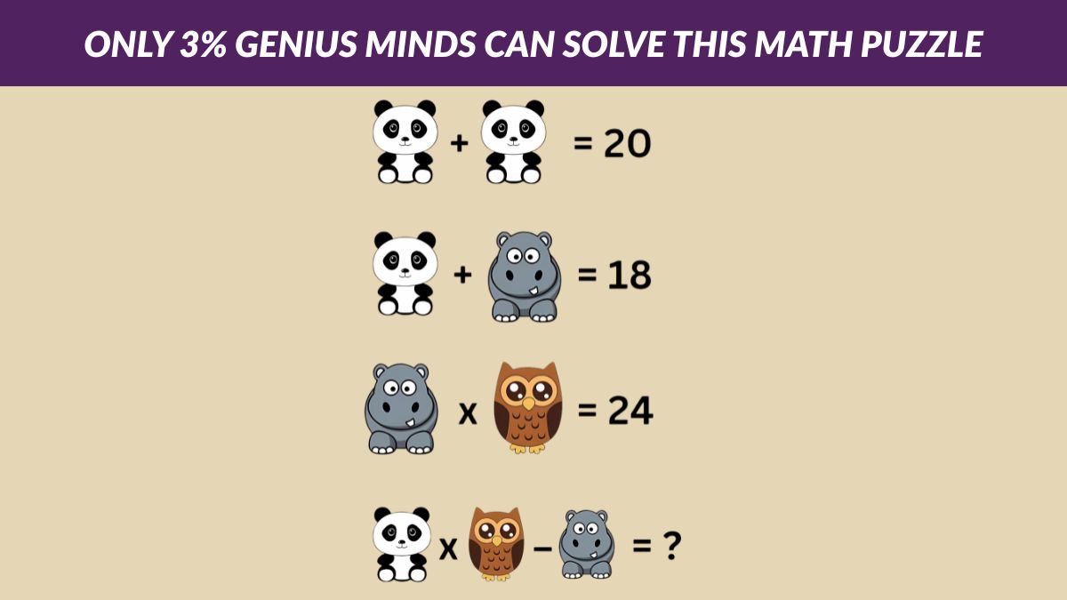 Only 3% Genius Minds Can Solve This Math Puzzle in 7 Seconds!
