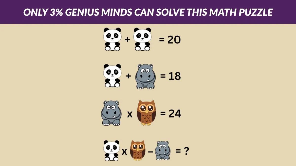Can You Solve This Math Puzzle in 7 Seconds?