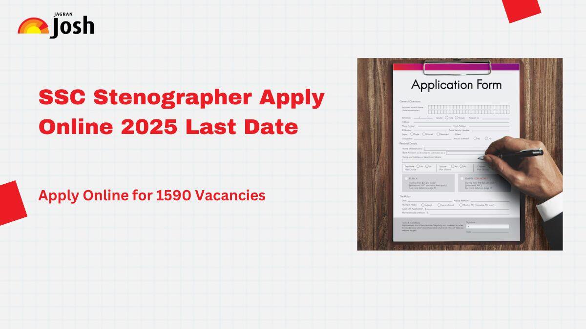 SSC Stenographer Grade C & D Apply Online Last Date Today; Register Now for 1590 Vacancies - More Details Here