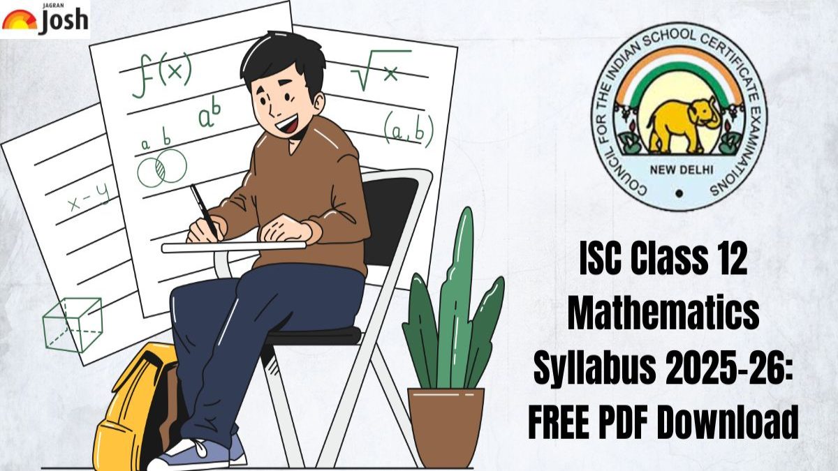 ISC Class 12 Maths Syllabus 2025-26: FREE PDF Download