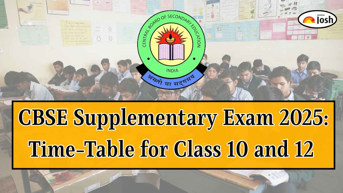 CBSE Supplementary Timetable 2025: Check Class 10th, 12th Date Sheet and Exam Timing, Download PDF