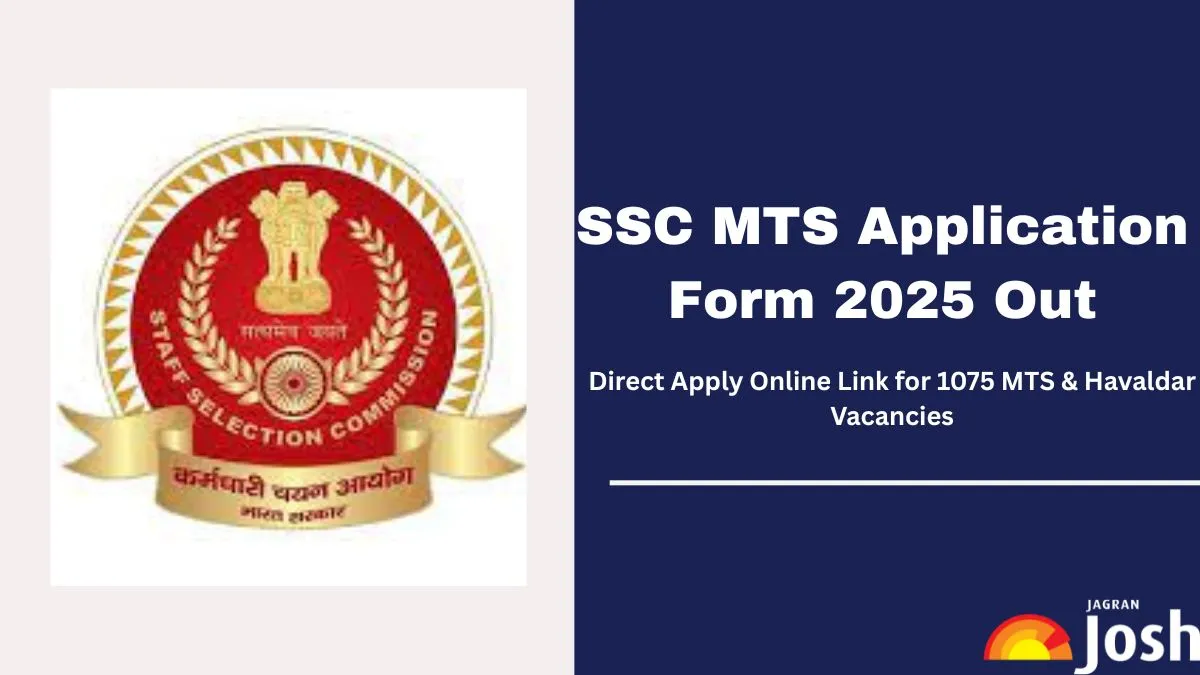 SSC MTS Application Form 2025 Out for 1075 Vacancies, Direct Apply Online Link Here
