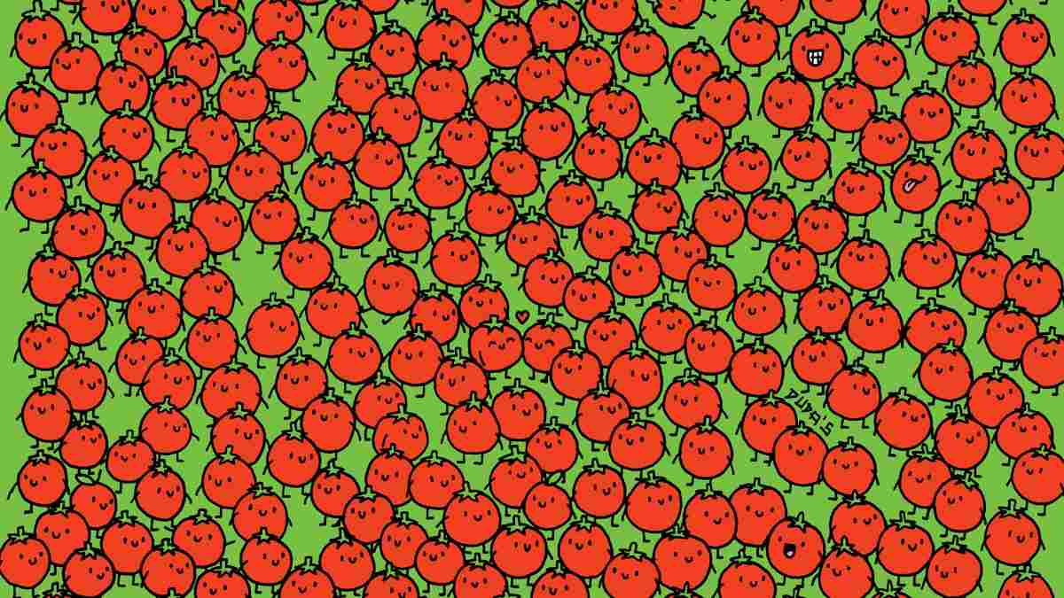 If You Are Among 1% Highly Observant, Spot 3 Apples Hidden Among Tomatoes In 5 Seconds!