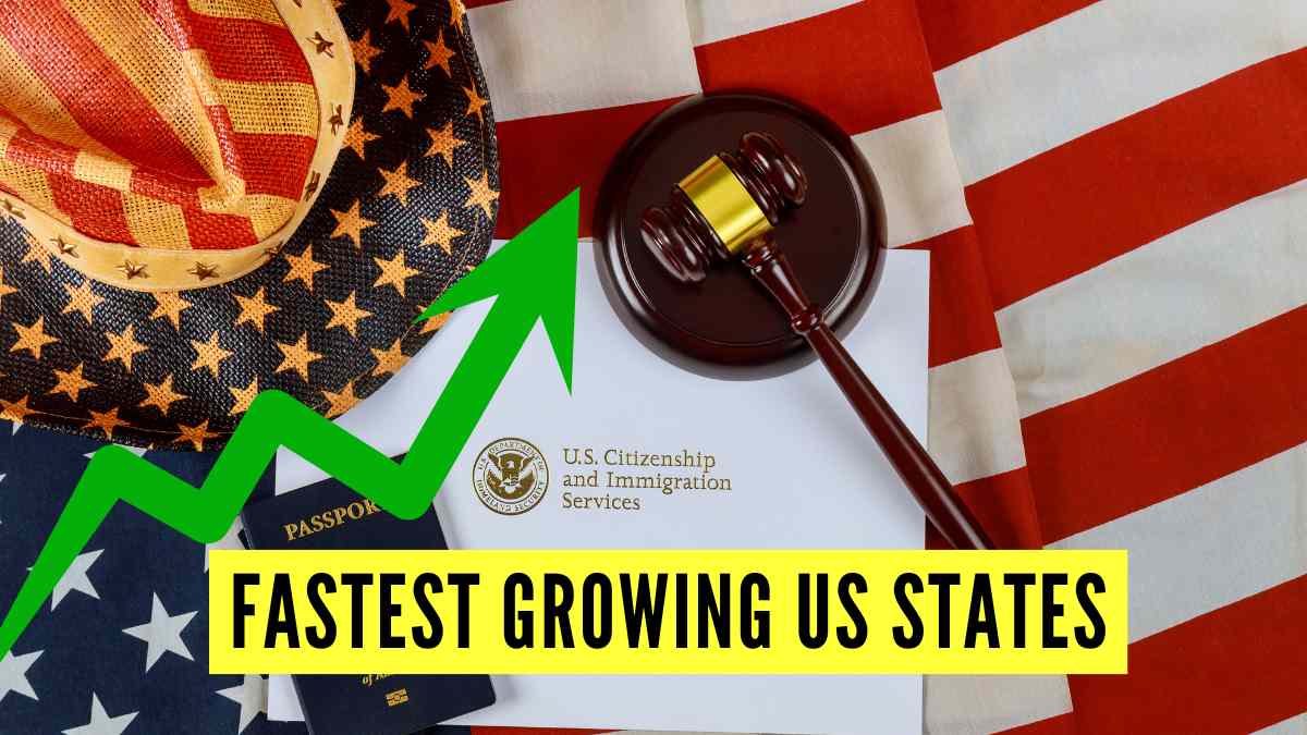 Fastest Growing States in the U.S. Based on Population