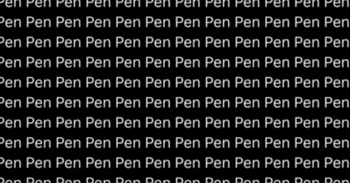 Find the Odd Hidden Word in this Optical Illusion IQ Test