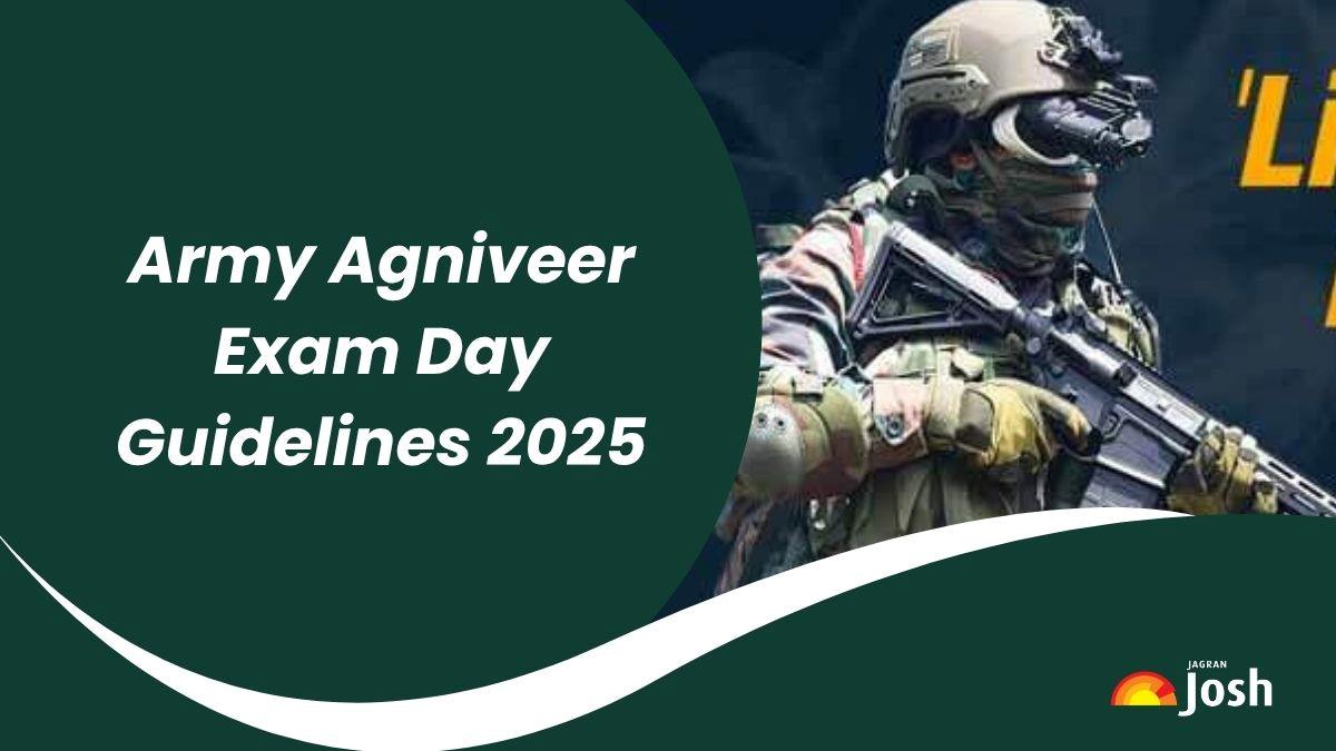 Army Agniveer Exam Day Guidelines 2025: Check Do’s and Don’ts, List of Prohibited Items at Exam Centre