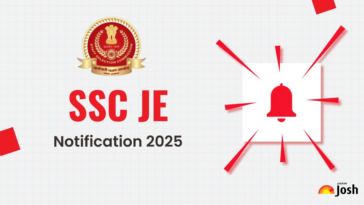 SSC Junior Engineer (JE) Notification 2025 Released at ssc.gov.in for 1340 Posts, Check Application Date, Age limit and More Details Here