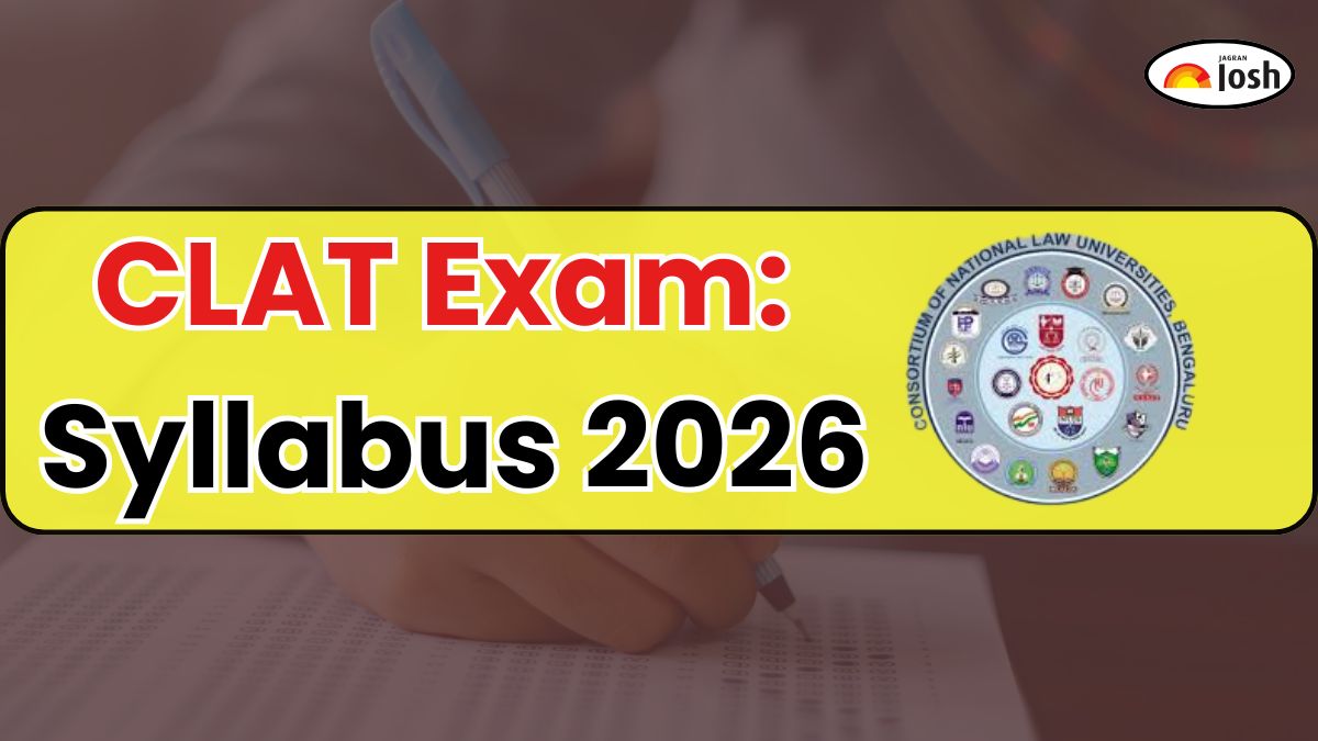 CLAT Exam Syllabus 2026: UG and PG Subject-wise with Marks Weightage