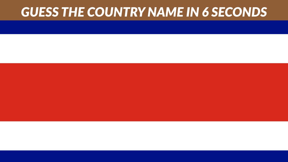 Brain Teaser: Only Those With 130+ IQ Can Guess the Country Name in 6 Seconds!