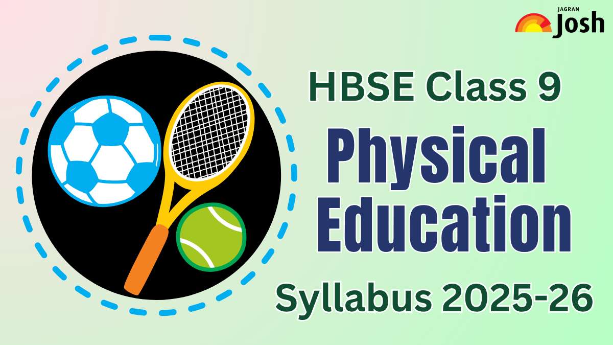 Haryana Board HBSE Class 9th Physical Education Syllabus 2025, Download FREE PDF