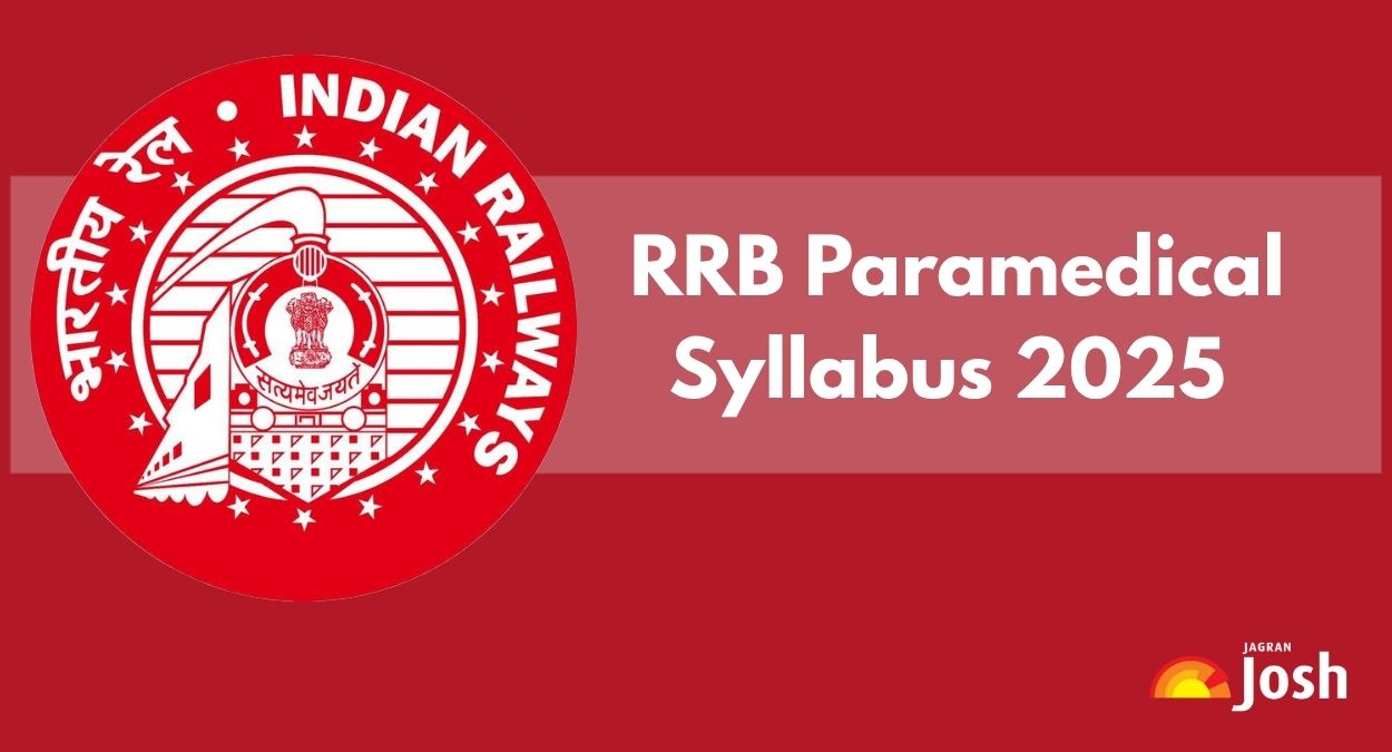 RRB Paramedical Syllabus 2025: Check Subject-Wise Topics and Exam Pattern Here