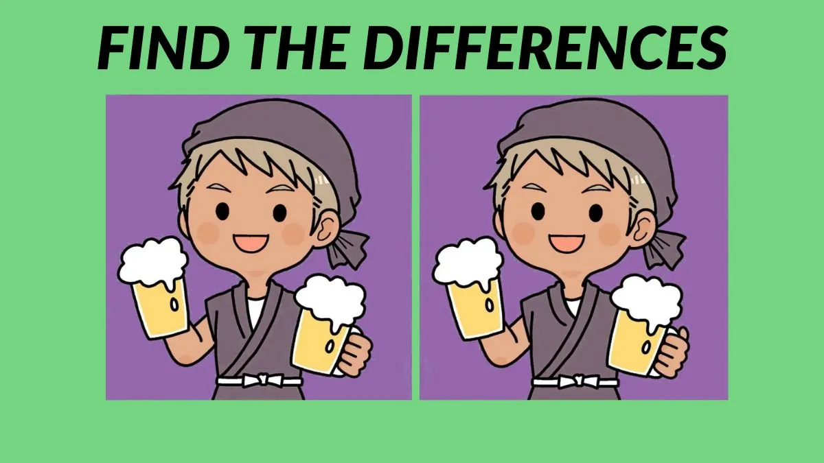 Spot 3 differences in 15 seconds