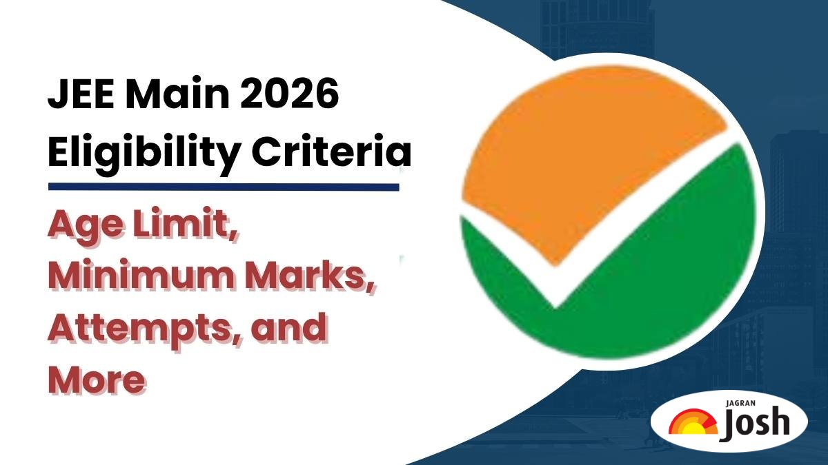 JEE Main 2026 Eligibility Criteria: Age Limit, 12th Minimum Marks, No. of Attempts, and More