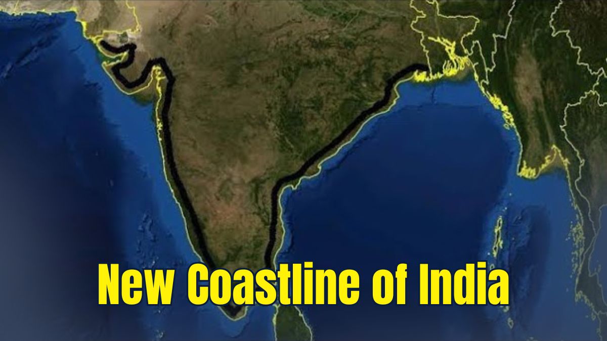 Why did India’s Coastline increase by 50%? New Island Identified