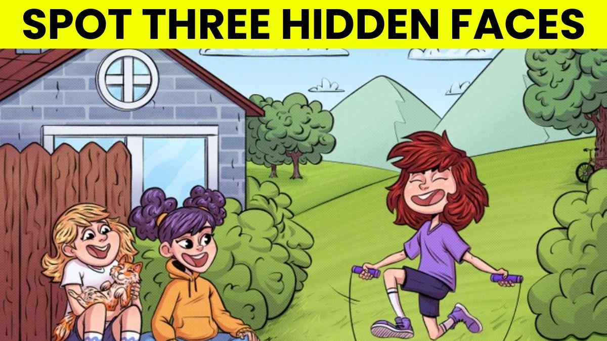 Only People With IQ Above 150 Can Spot Three Hidden Faces In 5 Seconds! Can You?