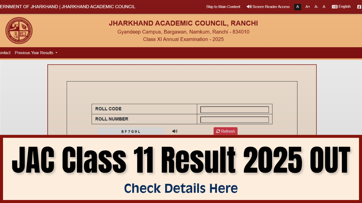 JAC Class 11th Result 2025 OUT: Download Jharkhand Board 11 Result at jacresults.com, Check Pass Percentage, Other Details Here