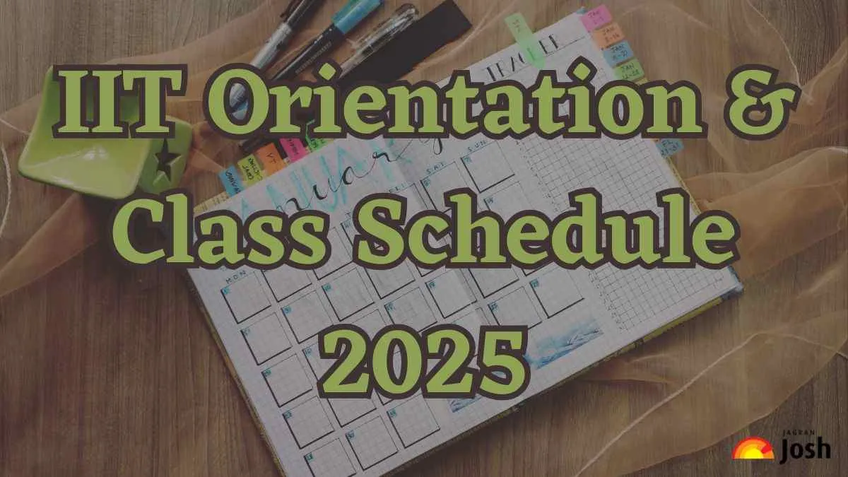 IIT Orientation and Class Schedule 2025
