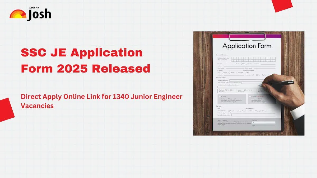 SSC JE Apply Online 2025 Process Starts for 1340 vacancies at ssc.gov.in, Direct Registration Link Here
