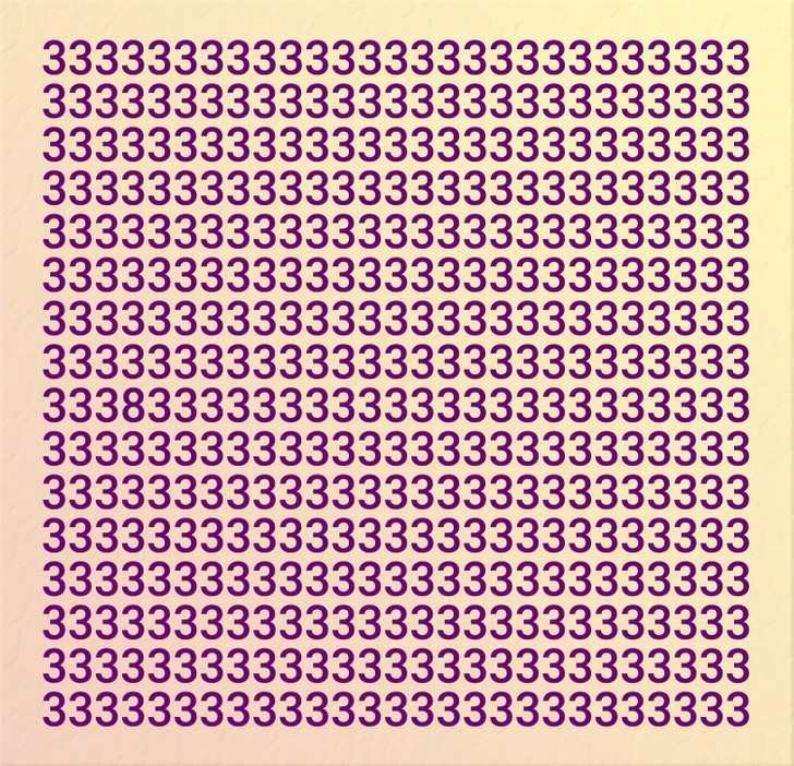 If You Possess A 140+ IQ Level, Then Find The Number “8” Among The “3” Sequence Series