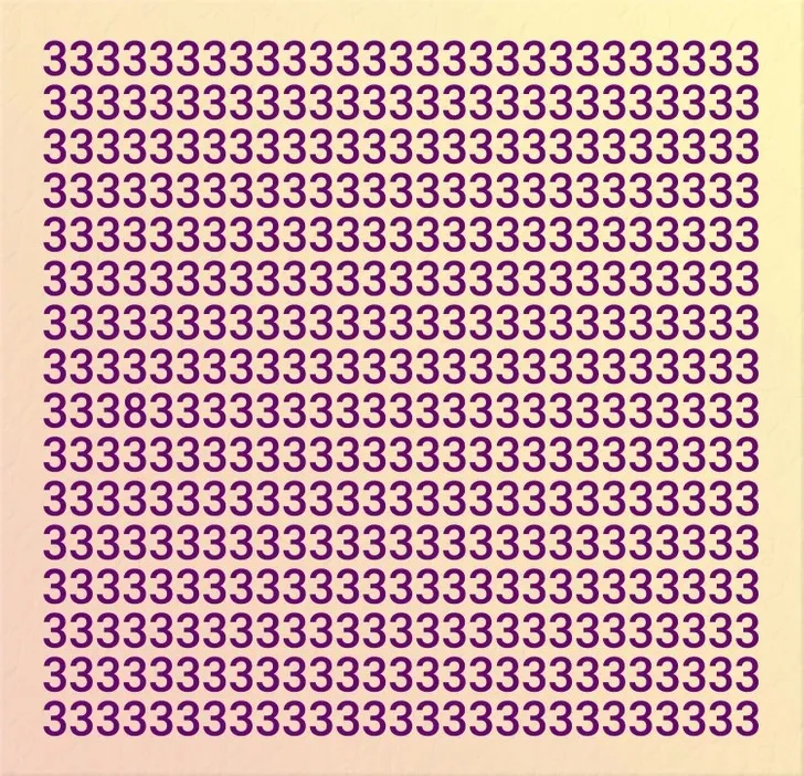If You Possess A 140+ IQ Level, Then Find The Number “8” Among The “3” Sequence Series