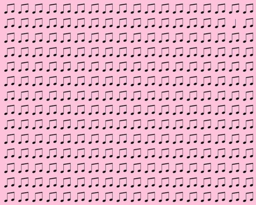 spot the odd musical note optical illusions with answers spot-different-note-optical-illusion