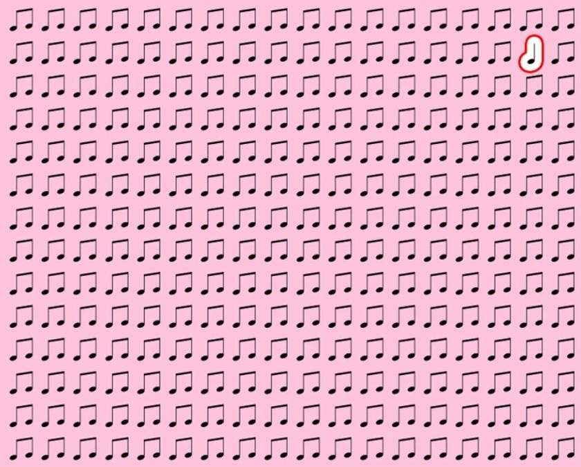 spot the odd musical note optical illusions with answers spot-different-note-optical-illusion-with-answer