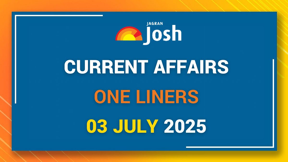 Today’s Current Affairs Quiz 03 July 2025 | Boost Your Exam Prep with Fresh Questions!
