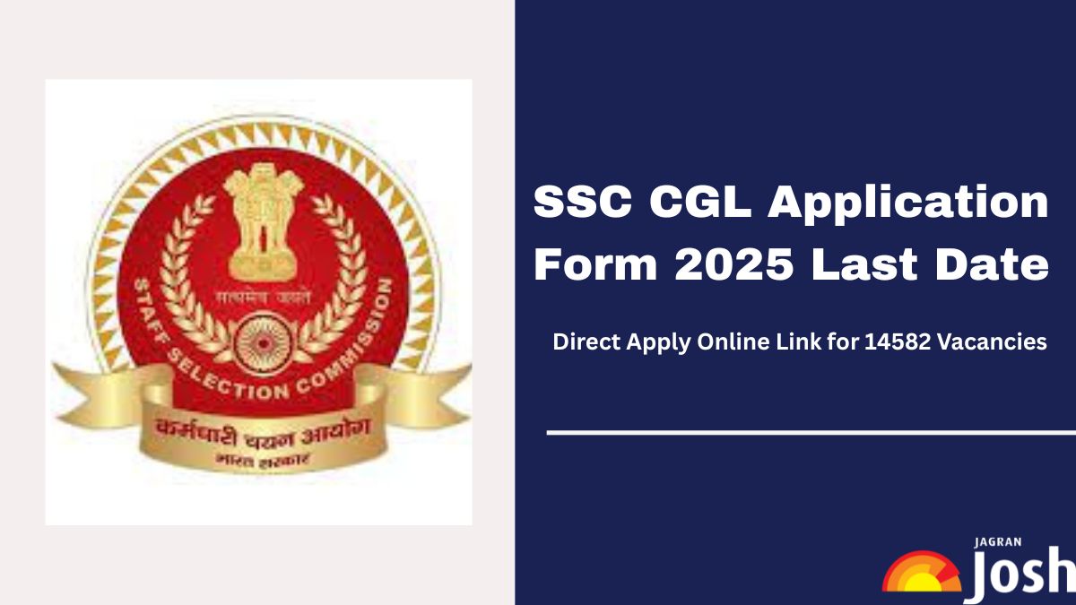 SSC CGL Apply Online 2025 Last Date Tomorrow: Application Form Open for 14,582 Vacancies – Check Registration Process, Direct Link & More
