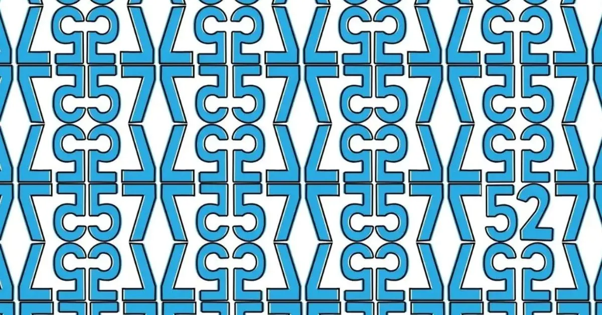 Find the Hidden Number 52 in this High IQ Optical Illusion