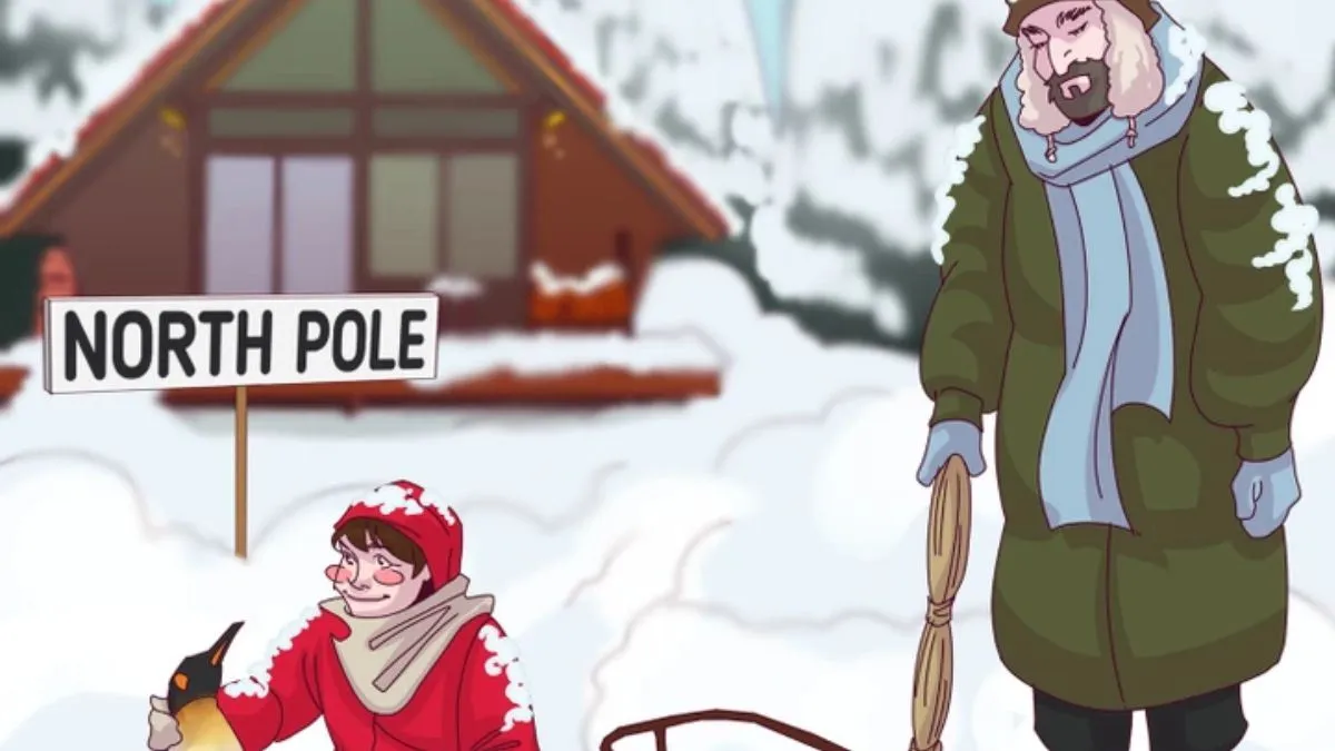 Spot the mistake in this picture of the North Pole.