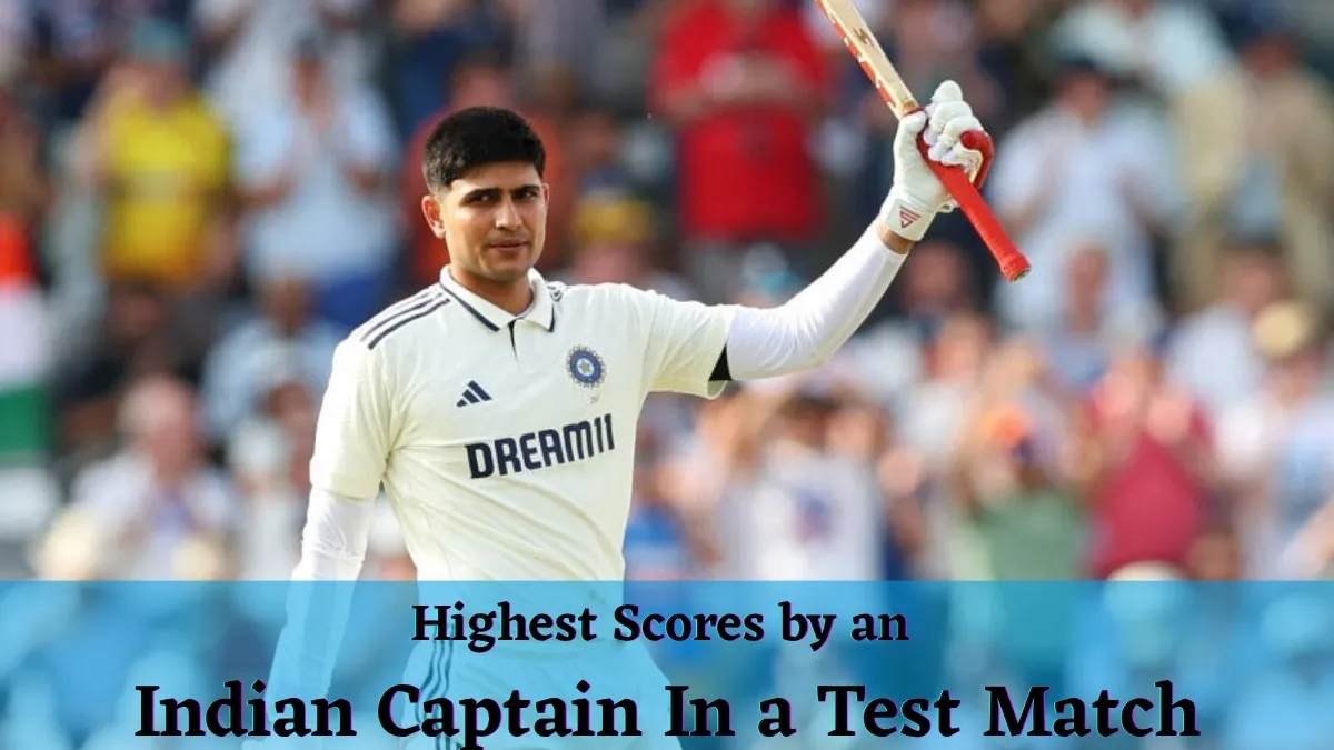 Top 10 Highest Scores by an Indian Captain In a Test Match