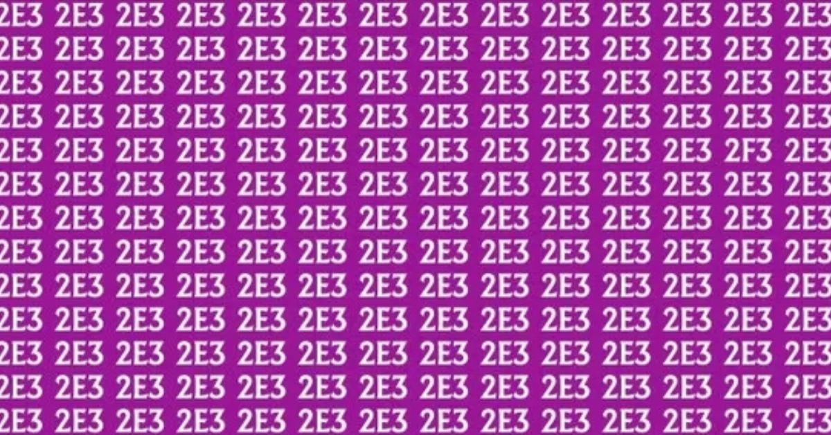Do You Have Superman Eyes and a 125 IQ? Find the Hidden Odd Alphanumeric