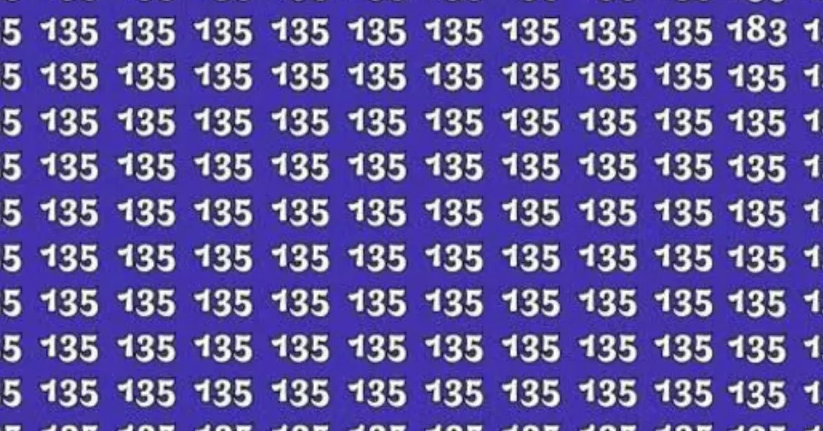 Find the Hidden Odd Number in 5 Seconds