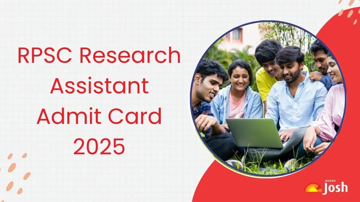 RPSC Research Assistant Admit Card 2025