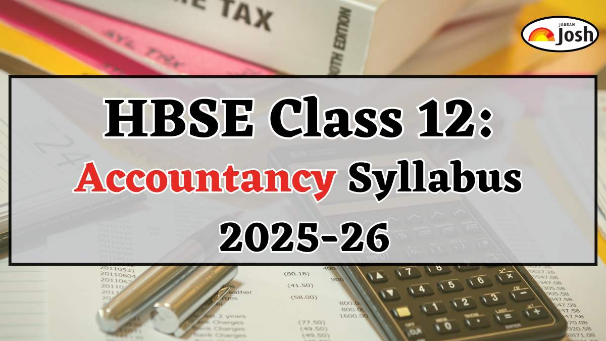 Haryana Board HBSE Class 12th Accountancy Syllabus 2025-2026, Download PDFs Here