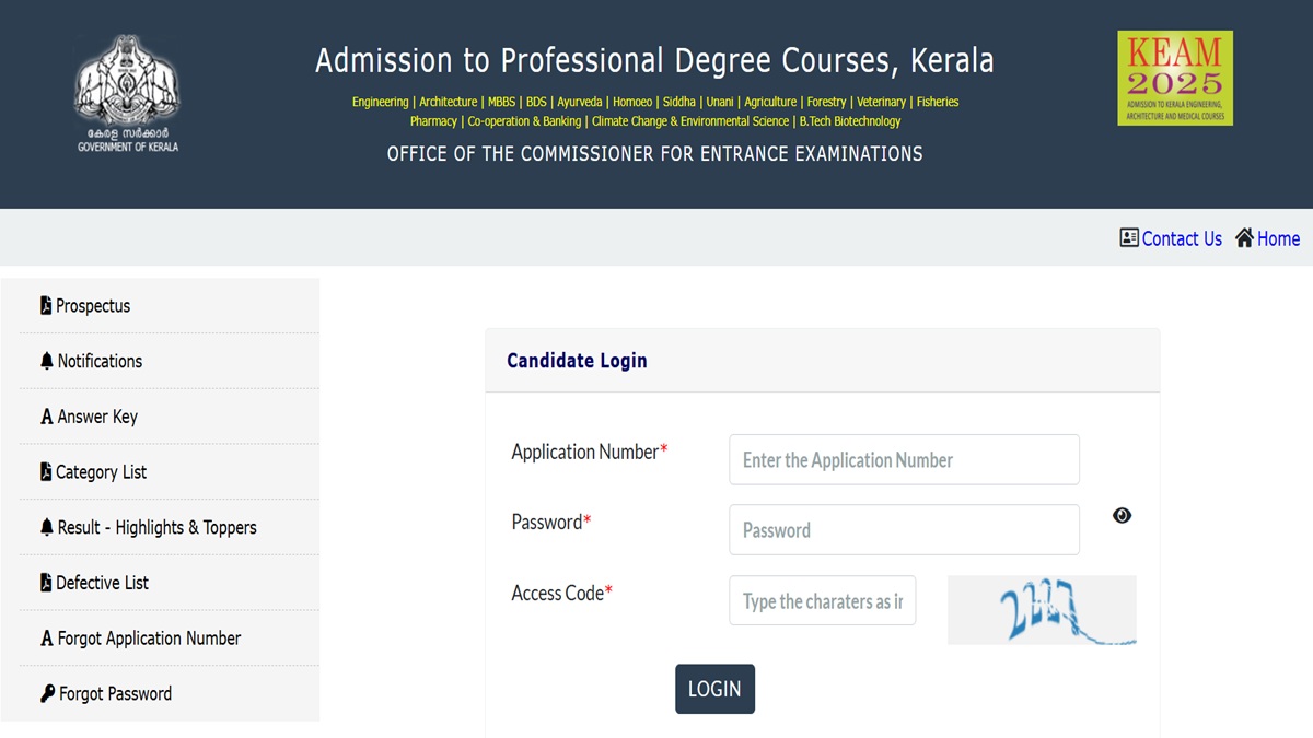 KEAM 2025 Revised Rank List Issued