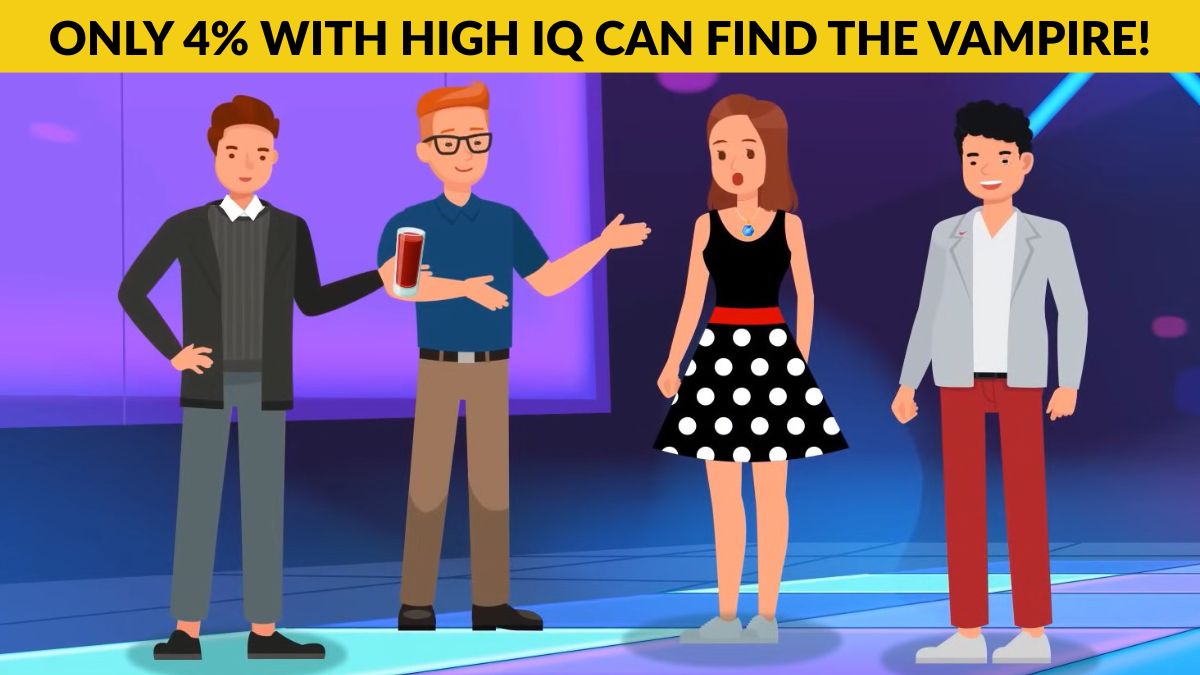 Only 4% With High IQ Can Find the Vampire in 7 Seconds!
