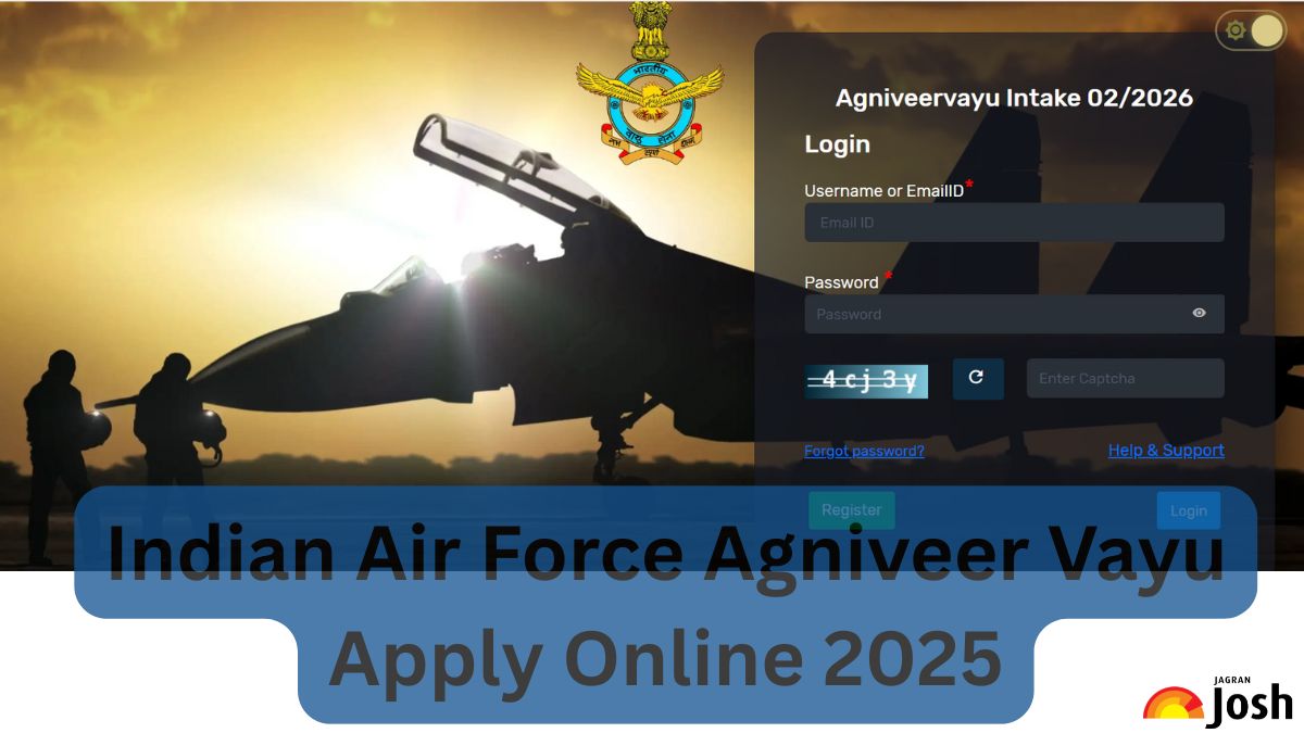 Indian Air Force Agniveer Vayu Apply Online 2025 Begins at agnipathvayu.cdac.in, Check Registration Last Date, Eligibility, Age Limit and More