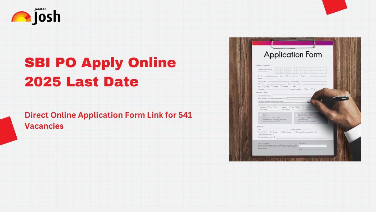 SBI PO Apply Online 2025: Direct Link, Application Fee, Steps to Fill Form & Last Date
