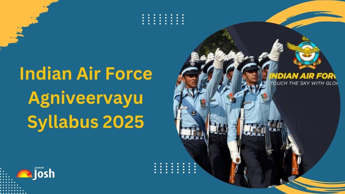 Indian Air Force Agniveer Vayu Syllabus 2025: Check Important Topics, PDF Download