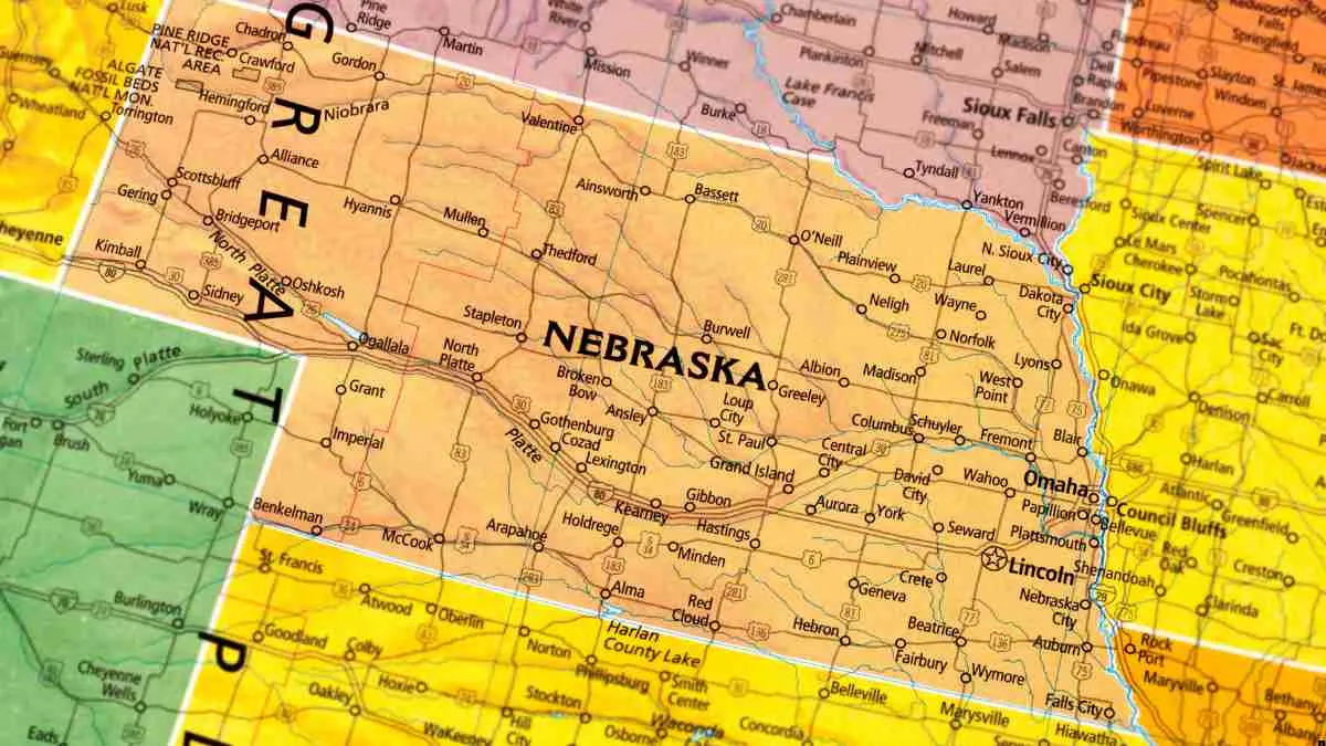 All About Nebraska- Flag, Map, Geography, History, Facts and Education