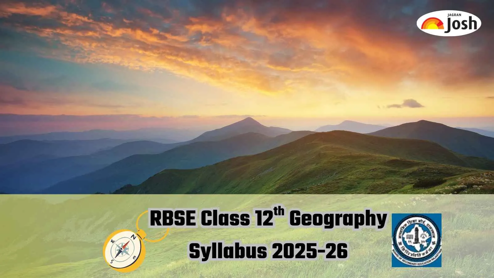 Download RBSE Class 12th Geography Syllabus PDF