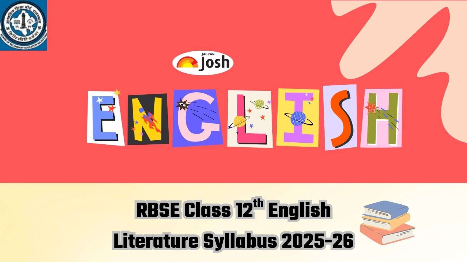 RBSE Class 12th English Literature Syllabus 2025-26; Download FREE PDF